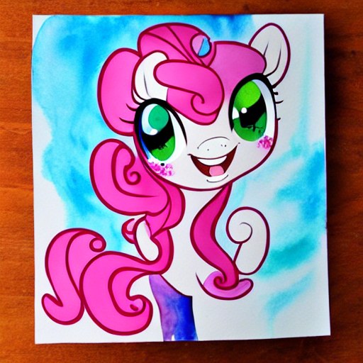 Water color pinkie pie